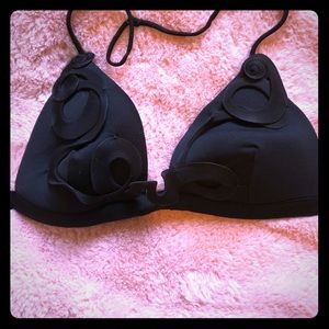 Black bikini top